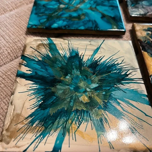 Drink Coasters - Set of 4🩵 - Picture 3 of 3